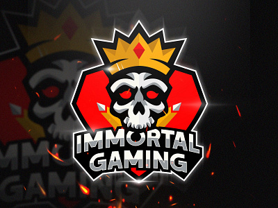 Mascot logo (immortal gaming) eSports