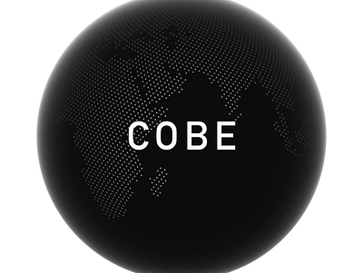 COBE 3d branding graphic design