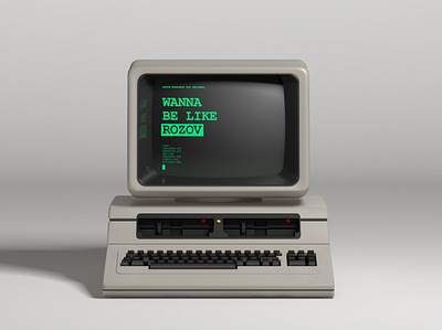 Commodore 8296-D 3d cg cgi cinema4d commodore old vintage visualisation