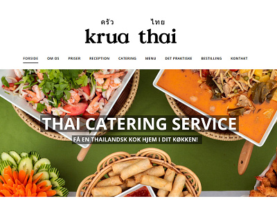 Krua Thai Catering branding seo webdesign