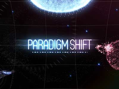 Paradigm Shift Title design fui future user interface graphic design interface sci fi ui ui elements uidesign uielements