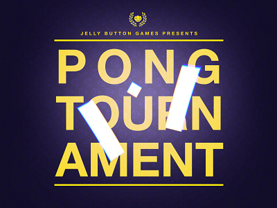 Pong tournament design pong poster royal tournament typography