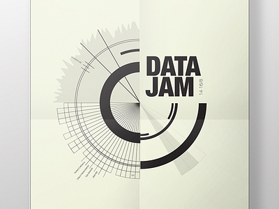 Poster for a Prospera's Data jam data event graph poster print visualization