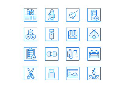 Ag-tech icons (WIP) activities agriculture brand data employee framing icon illustration tech