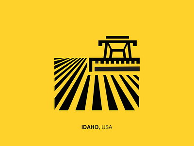 More agricultural centers icon (WIP) agriculture brand design farm field icon iconography illustration local location series