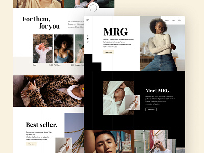Minimaliste E-commerce Website Design branding clothes design e commerce ecommerce graphic design minimal redesign concept typography