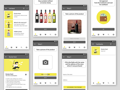 Mobile App Unfaked app design materialdesign mobile app design ui ux