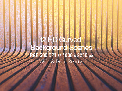 12 HD Curved Backdrop Scenes