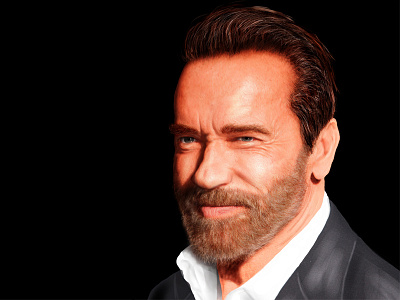 Arnold Schwarzenegger Digital Portrait 2