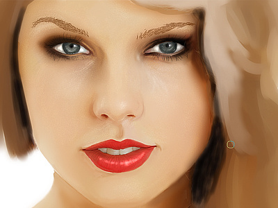 Tailor Swift Digital Portrait Wip beauty lyrics mangastudio music portrait singer song tailorswift wacom