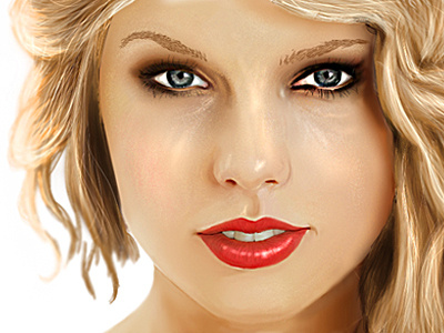 Tailor Swift Digital Portrait (WIP 2)