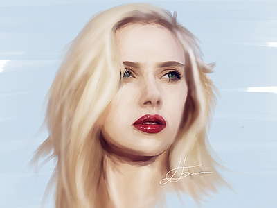 Scarlett Johansson Speed Painting