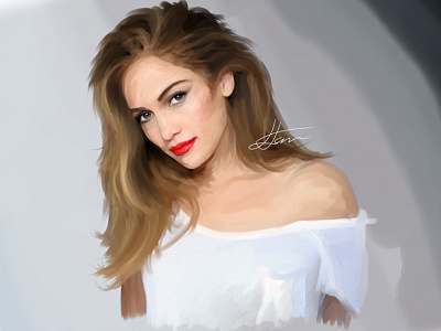 Jennifer Lopez Speed Painting