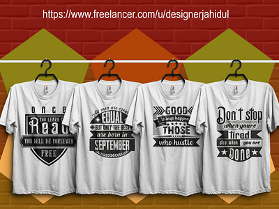Custom Typography T-shirt Design