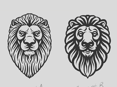 Lion logos art cat contour draw drawing icon icons illustration jungle king linework lion lions logo logos