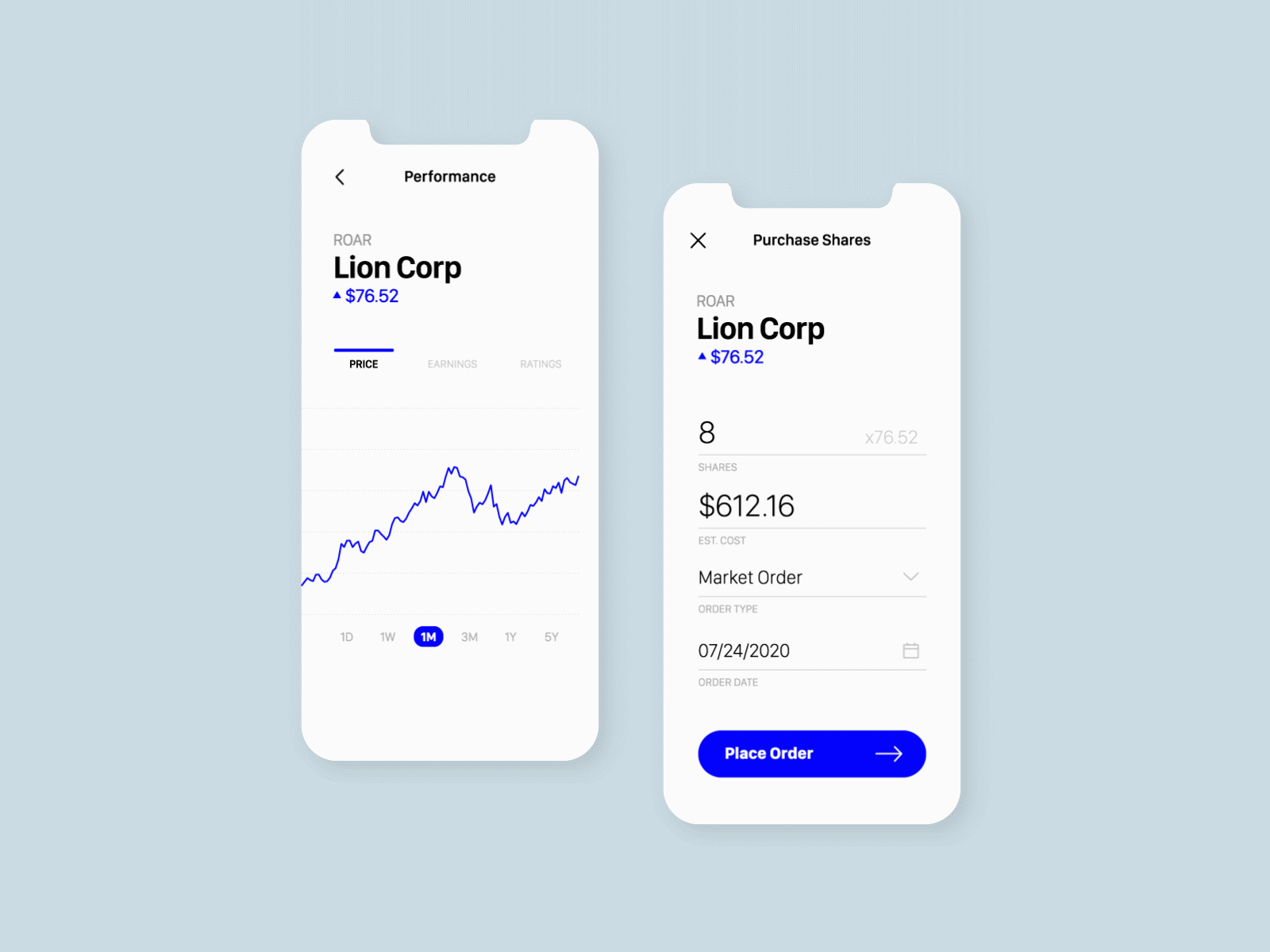 Daily UI #018 018 analytics animation charts daily ui daily ui 018 finance interaction design motion motion design motion graphics order purchase statistics stocks user interaction