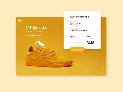 Daily UI #002 002 credit card credit card checkout credit card form credit card payment daily ui daily ui 002 user interface yellow