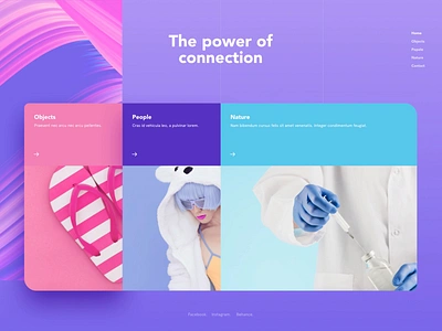 Freestyle Design animation blue clean colors design flat gradient minimal nonsens simple typography ui ui design vector website