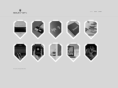 Soulkraft_website black and white design gray minimal simple studio tits