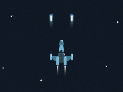 Space fighter № 1 design game game art illustration vector