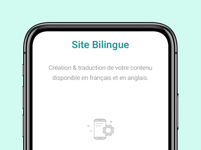 Site bilingue design