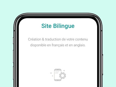 Site bilingue design