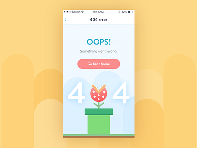 Daily UI challenge #008 — 404 page