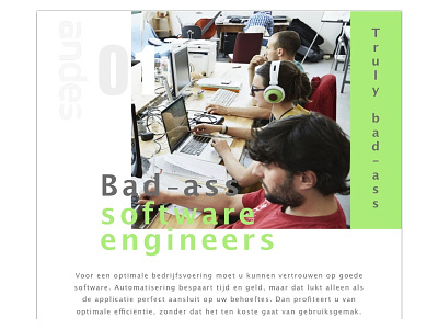 Home - Above the fold home software engineers try typo