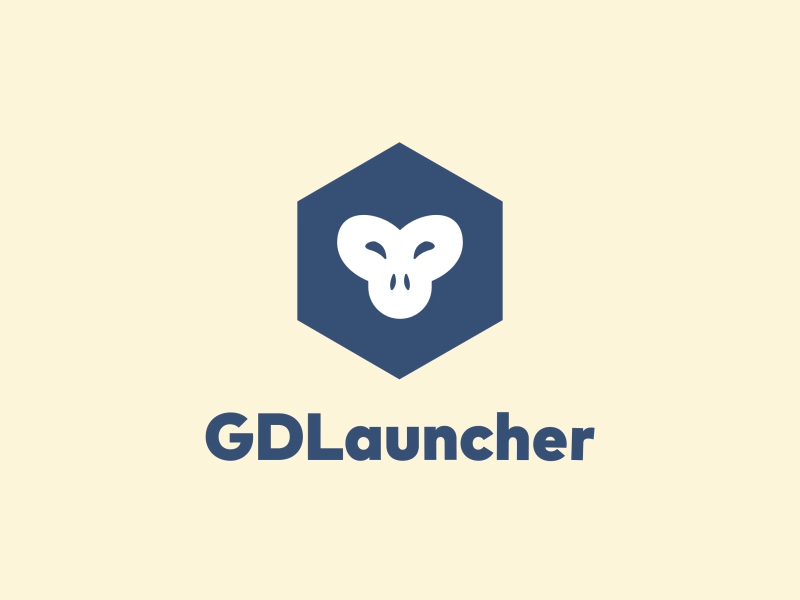 GDLauncher logo animation 2d animation 2d motion ae after effects animation 2d custom animation flat animation gif logo animation loop animation
