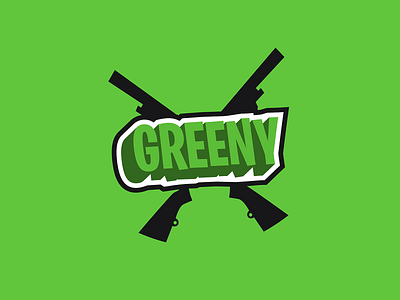 Logo design for Greeny branding design fortnite green logo vector