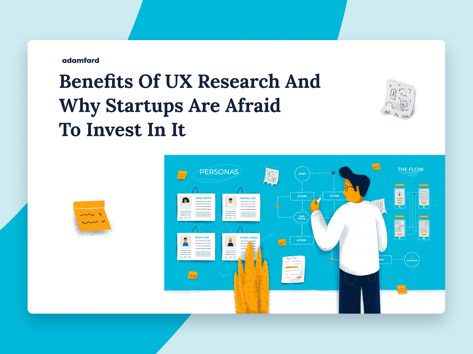 Benefits Of UX Research by Adam Fard for Adam Fard Studio on Dribbble