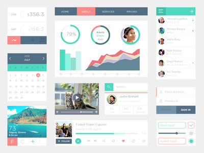 Free PSD UI Kit