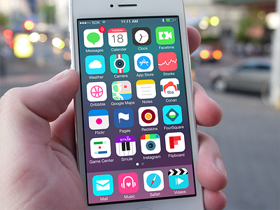 iOS 7 replacement icons