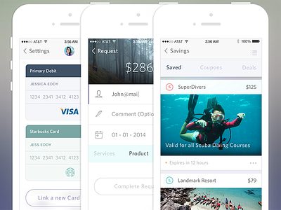 Rebound WIP checkout credit card finance ios 7 iphone minimal money thin icons ui whitney