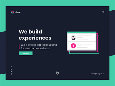 ZION Agency — Landing Page