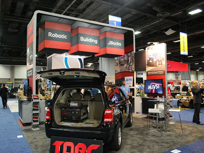 TORC Robotics Tradeshow Booth Design booth design design large format