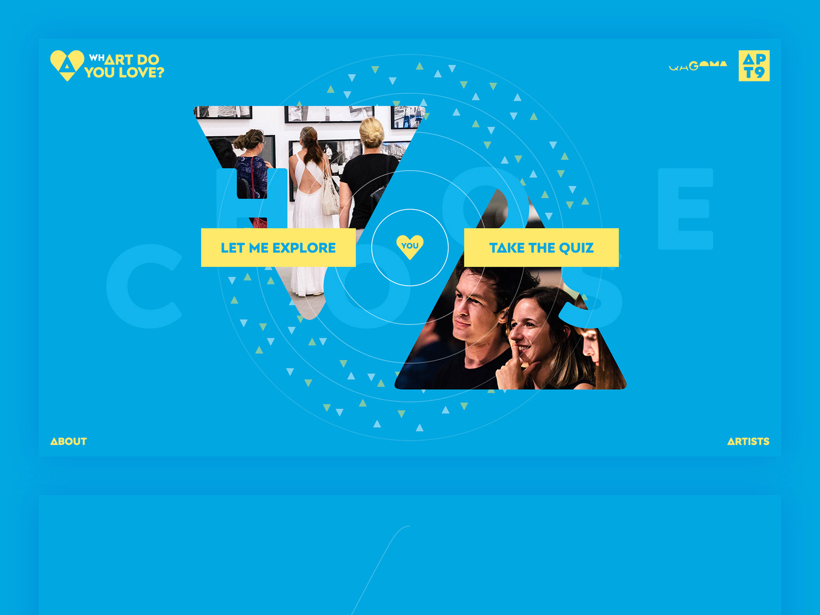 QAGOMA APT9 The Hub by Aaron Lepik on Dribbble