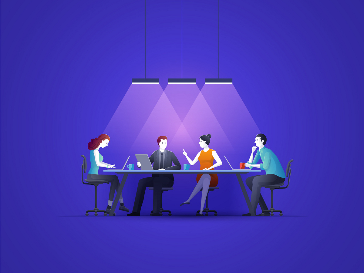 Meeting by Suat on Dribbble