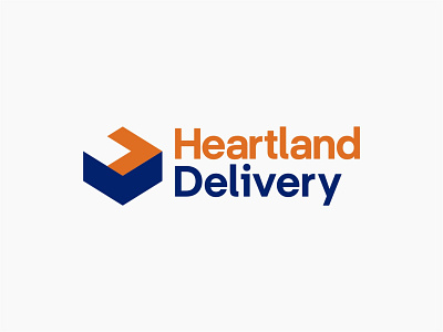 Heartland Delivery logo logodesign