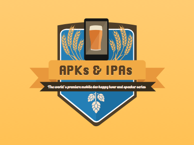 APK's and IPA's beer logo meetup mobile