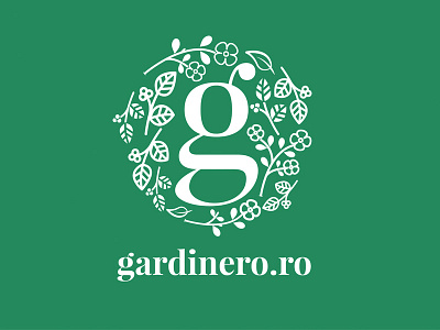 Gardinero Logo gardening leaf leaves logo