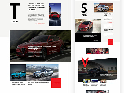 Automotive Magazine – Homepage preview