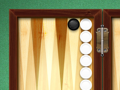 Backgammon backgammon game hinge play wood