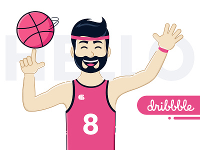 Dribbble Hello