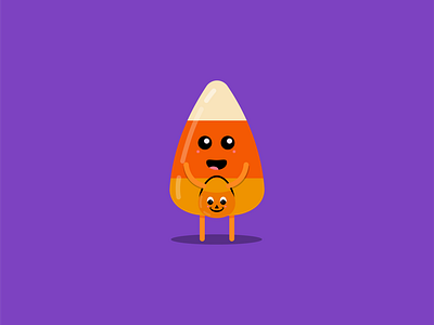 Tricker Or Treating Candy Corn