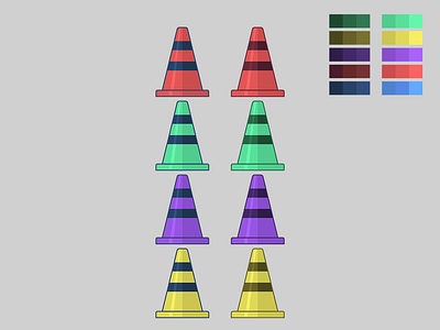 Traffic Cone Color Test