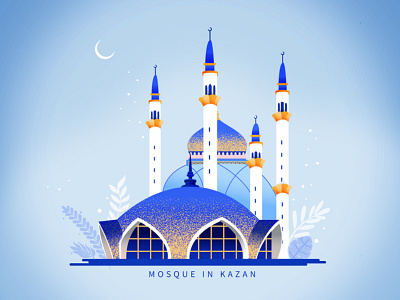 Mosque illustration art vector