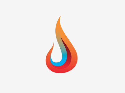 Flame flame icon orange red rejected logo symbol