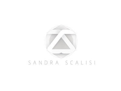 My Logo alveole alveolus clean debut grey hexagon hexagonal identity interlacing interweaving logo sandra scalisi simplicity soft ss subtle white