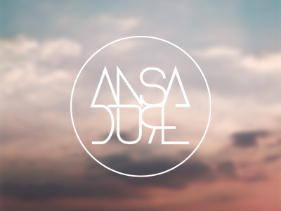 Ansadore's logo air ansadore background circle cloud debut dribbble font invite logo sky thanks typo